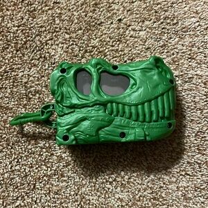 Greenbrier Int Green Dinosaur Head Backpack clip
